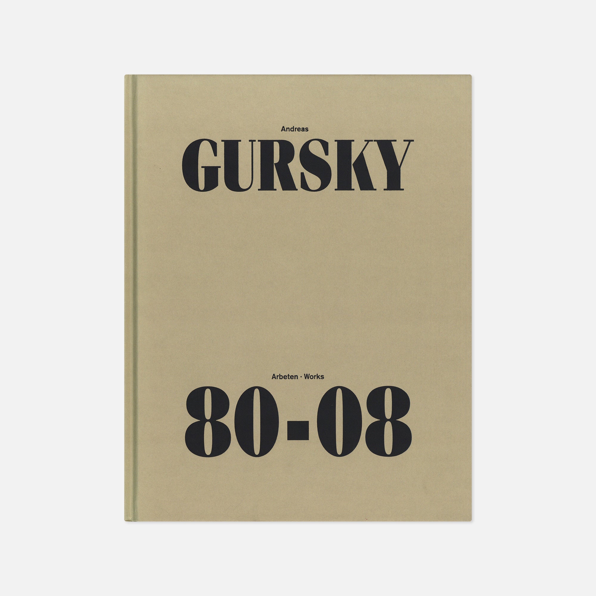 ANDREAS GURSKY 80-08 写真集