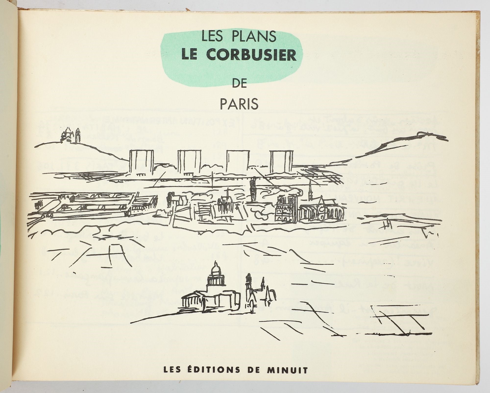 Le Corbusier — Les Plans de Paris: 1956-1922