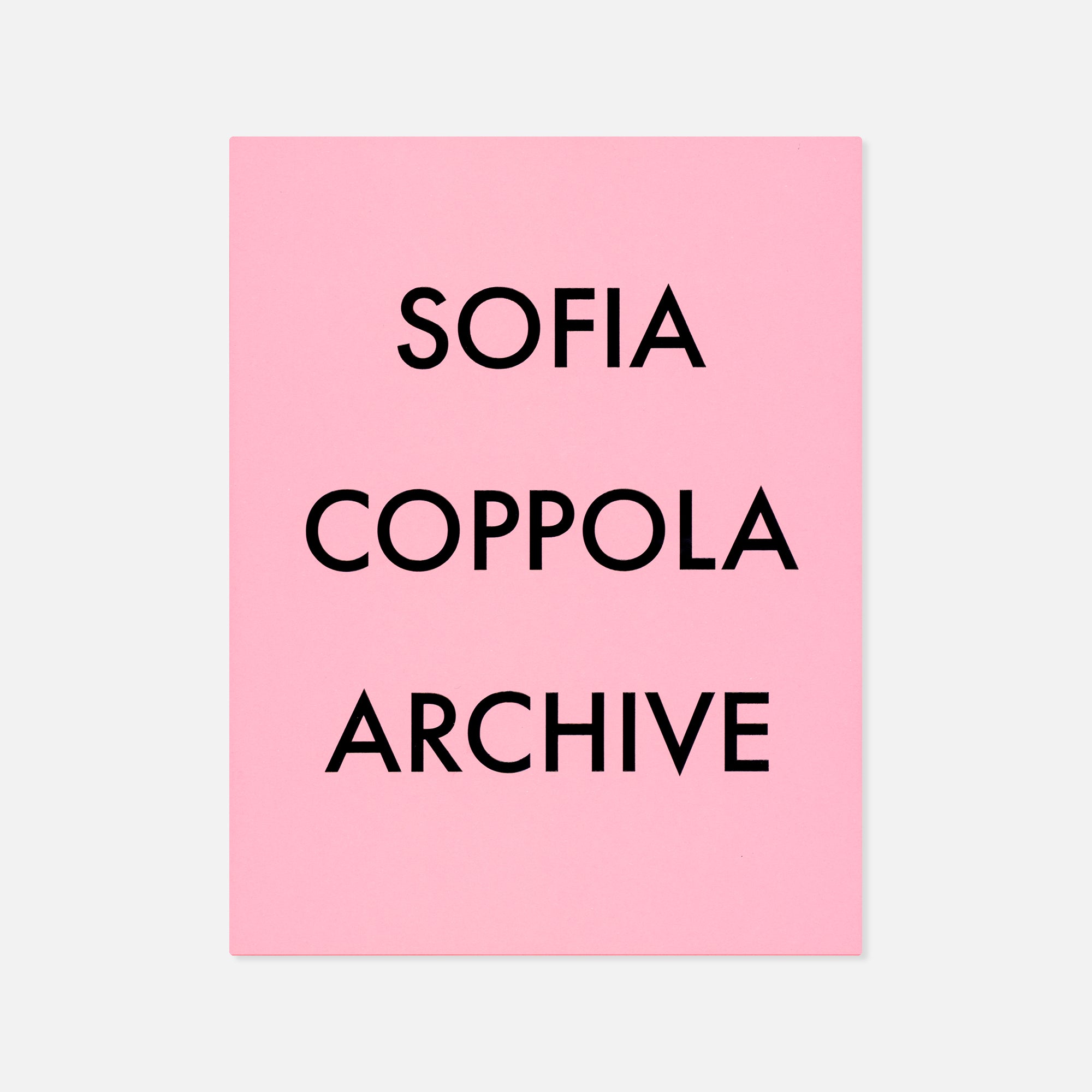 Sofia Coppola — Archive