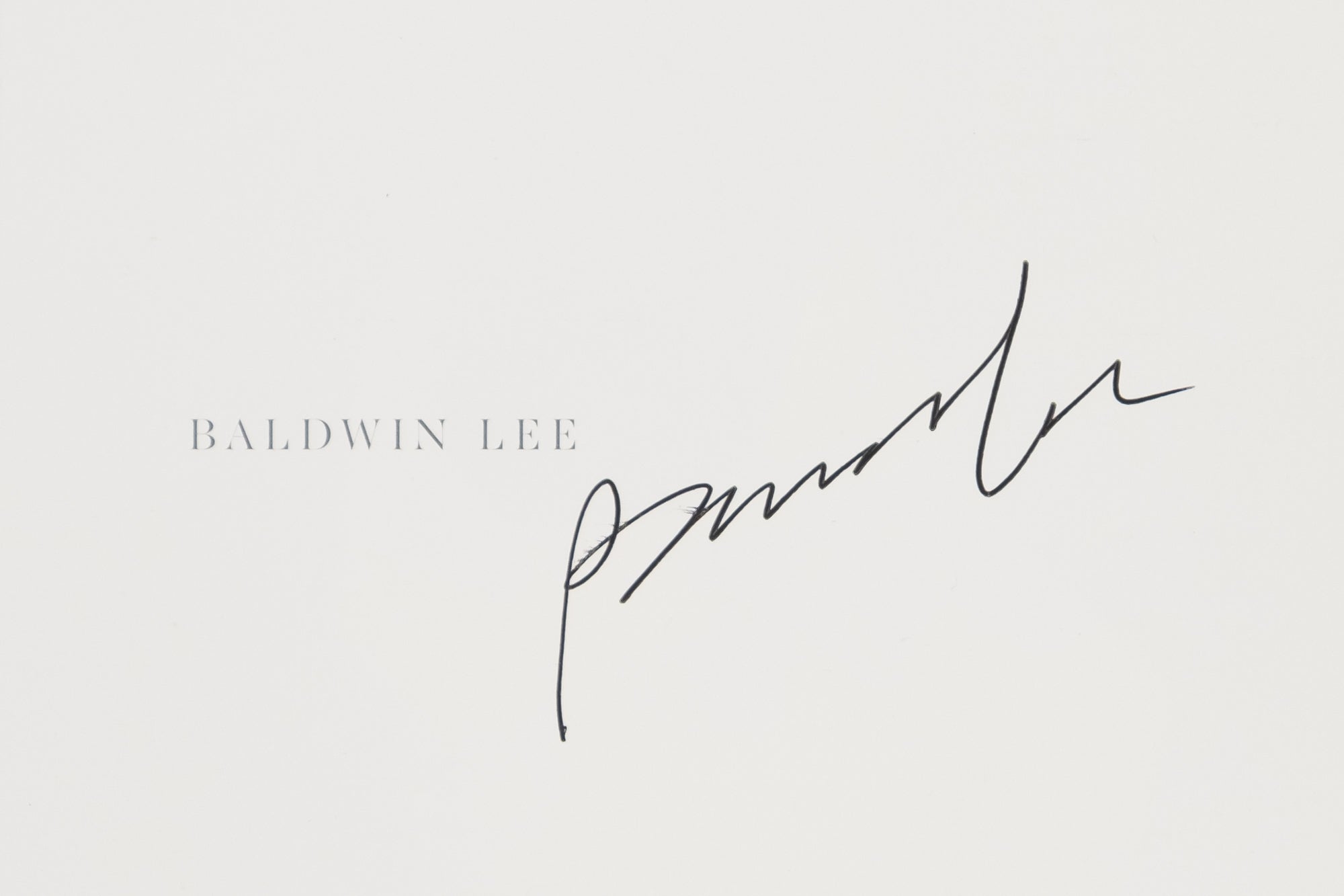 Baldwin Lee — Baldwin Lee