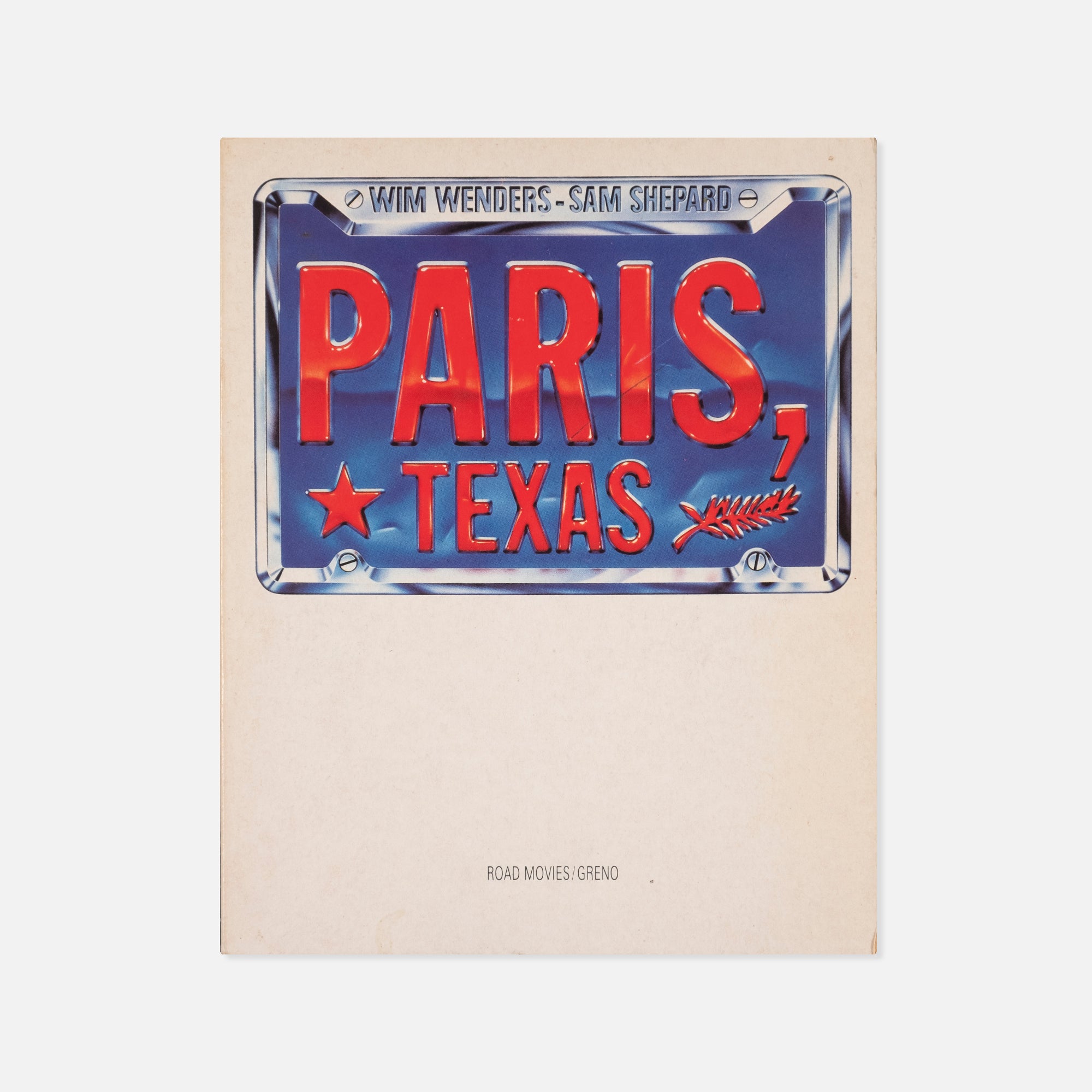 Wim Wenders — Paris, Texas