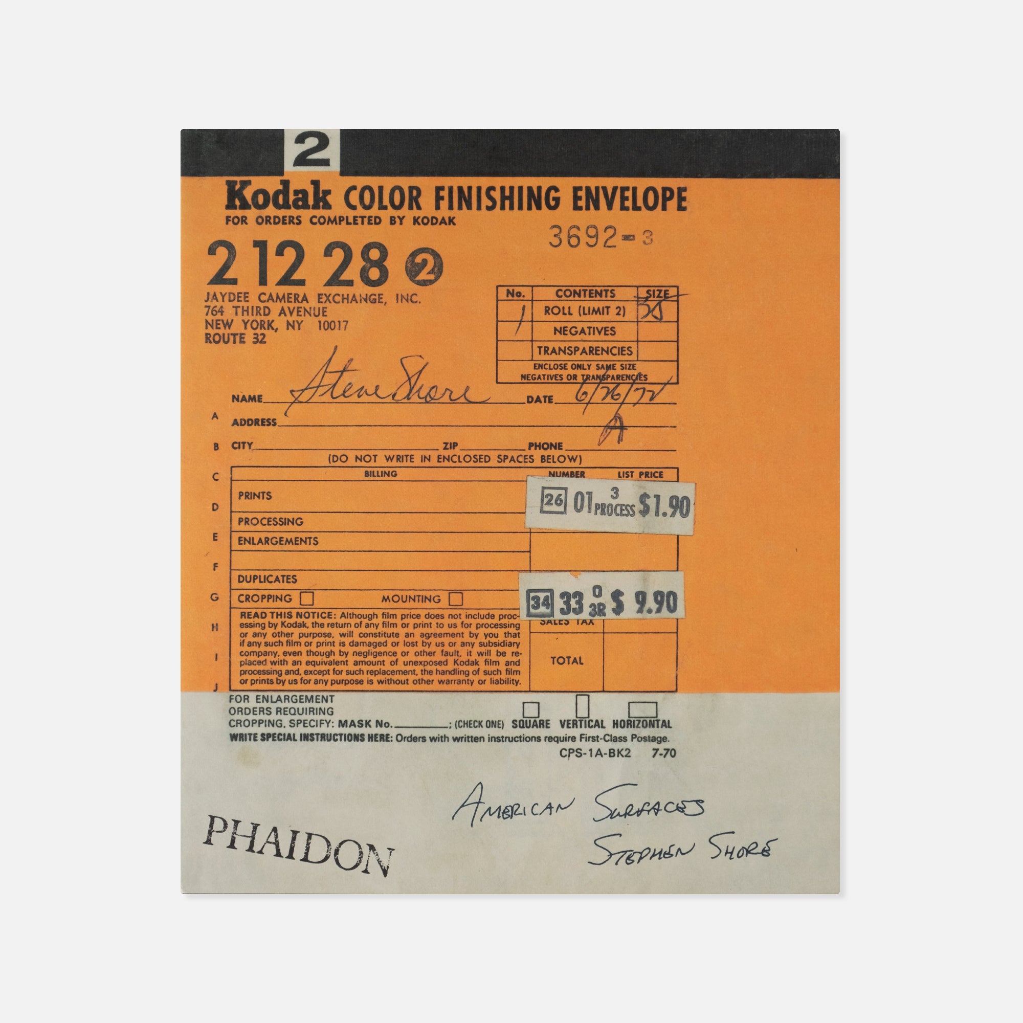 Stephen Shore — American Surfaces