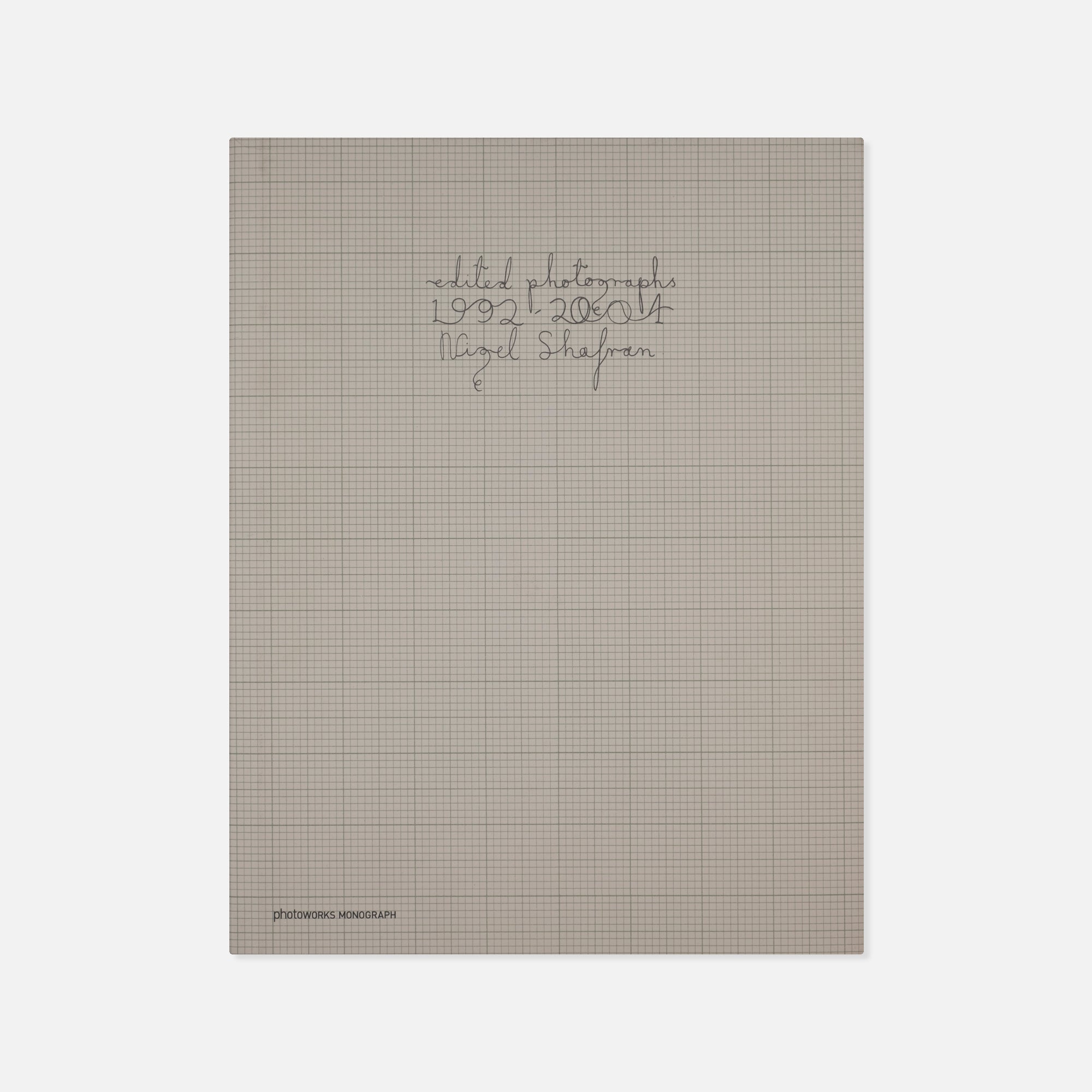 Nigel Shafran — Edited Photographs 1992-2004