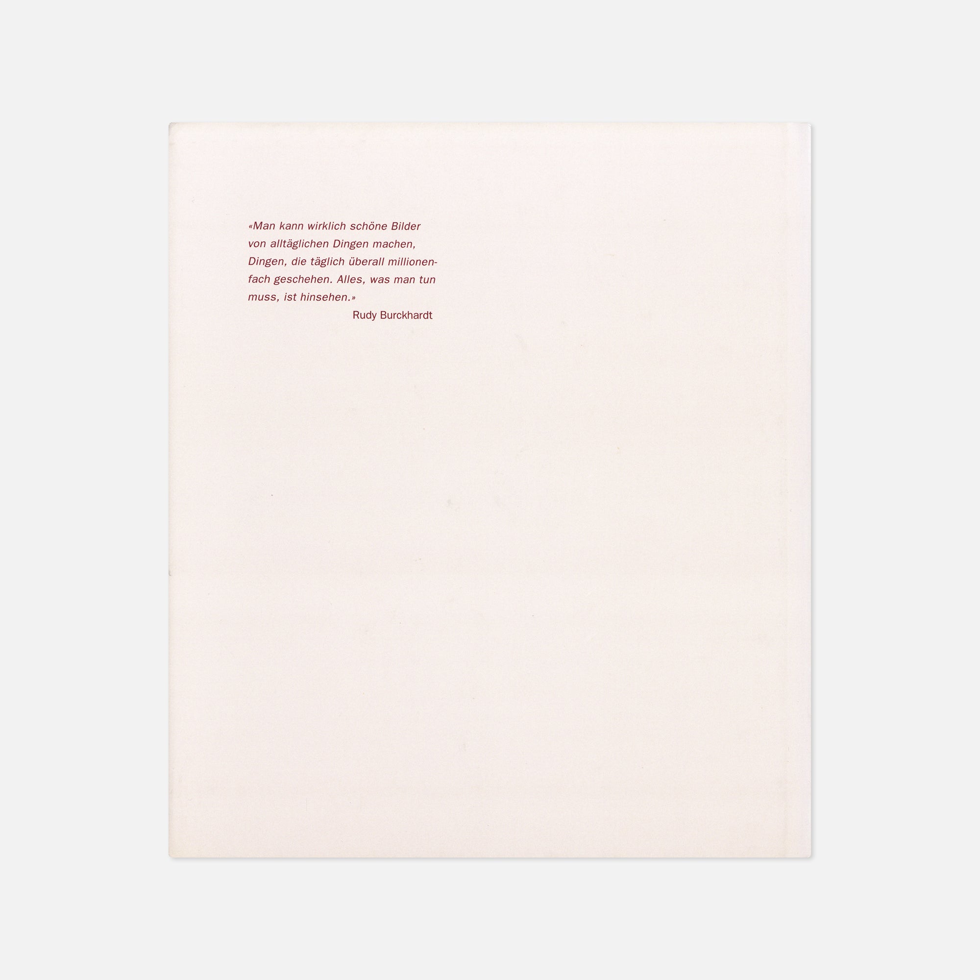 Rudy Burckhardt — New York Moments
