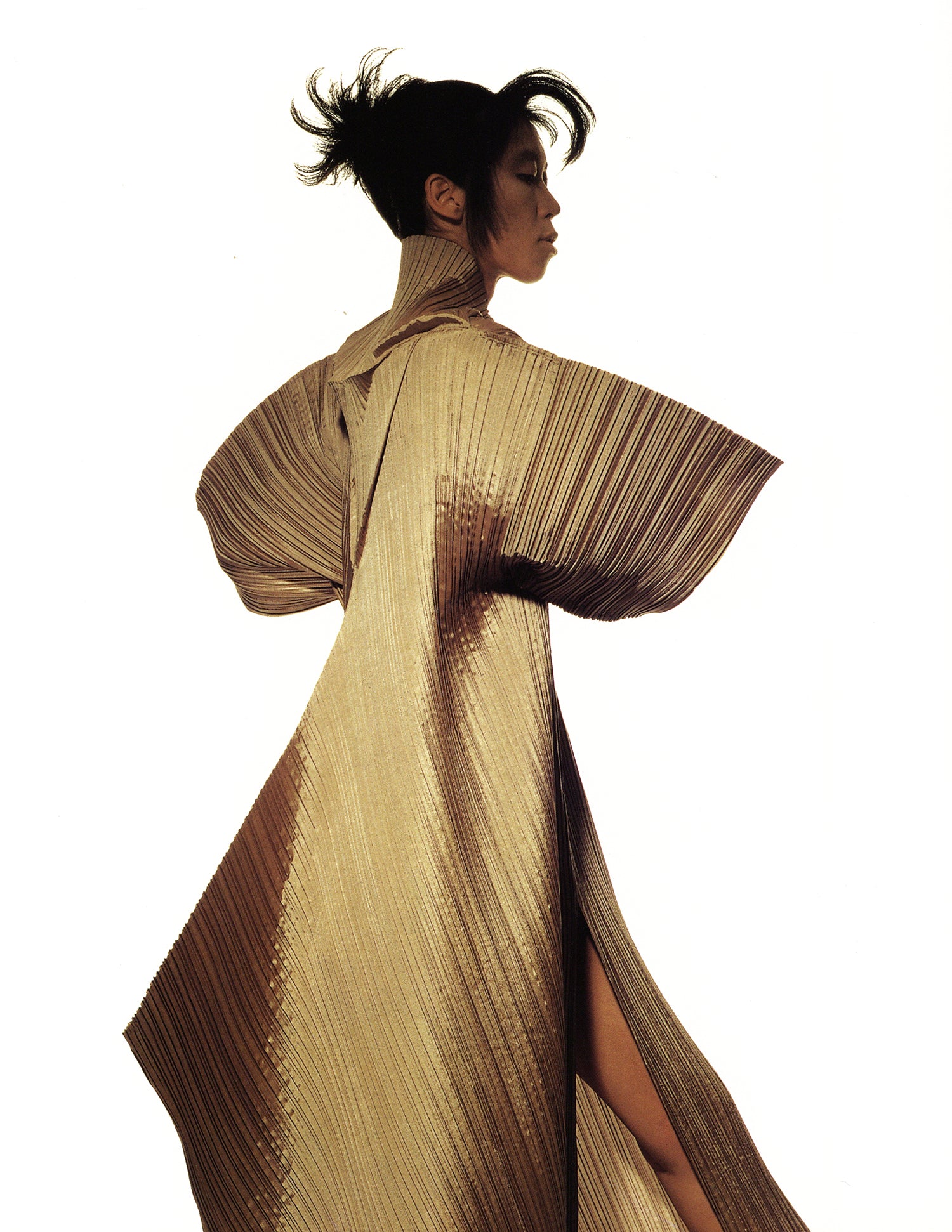 Irving Penn Regards the Work of Issey Miyake