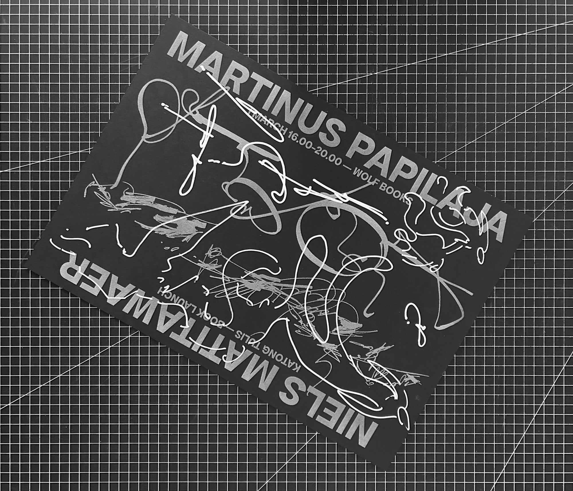 Martinus Papilaja & Niels Matitawear — Katong Tulis Exhibition Riso