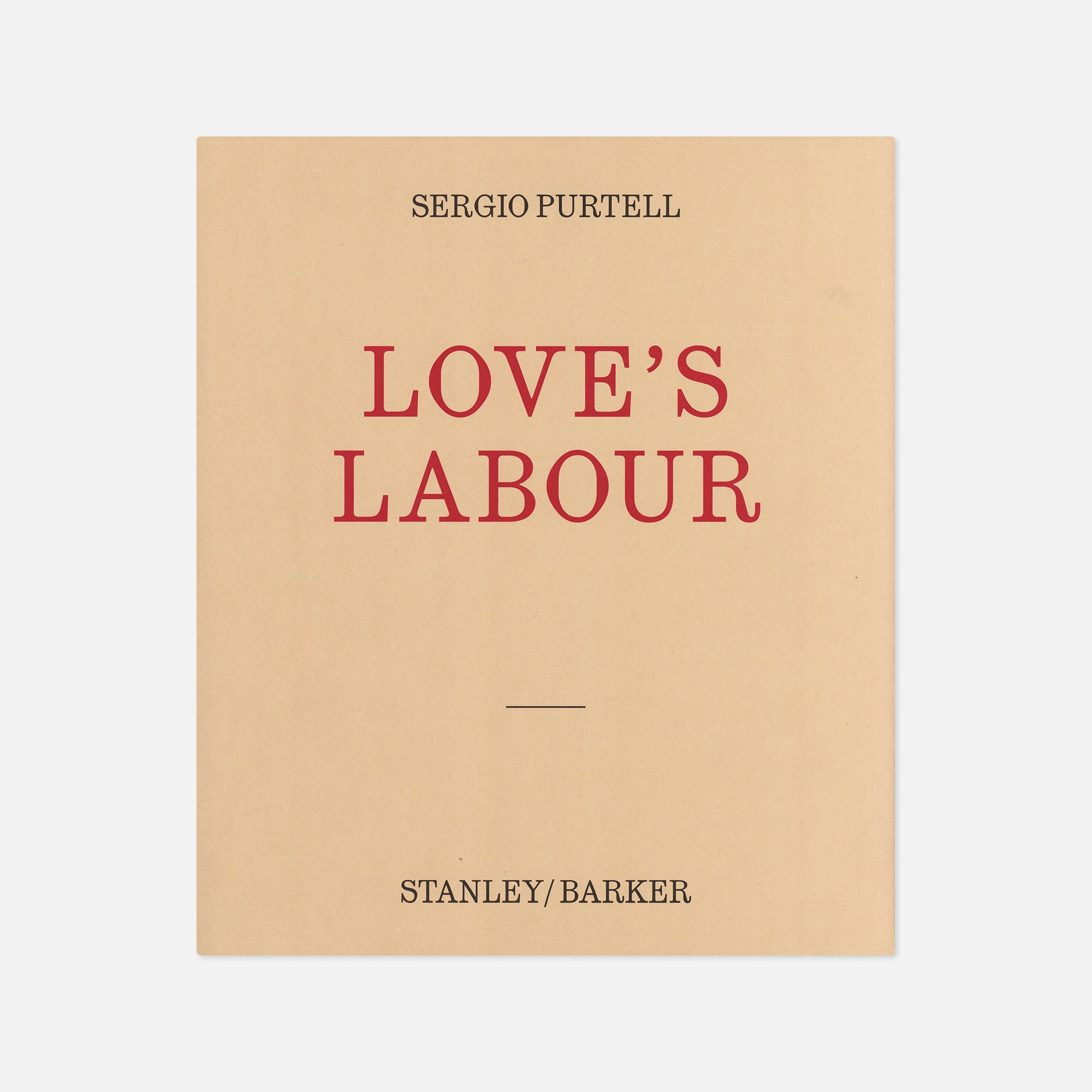 アート・デザイン・音楽 Sergio Purtell Love's Labour Sergio Purtell — Love's Labour – Wolf Books