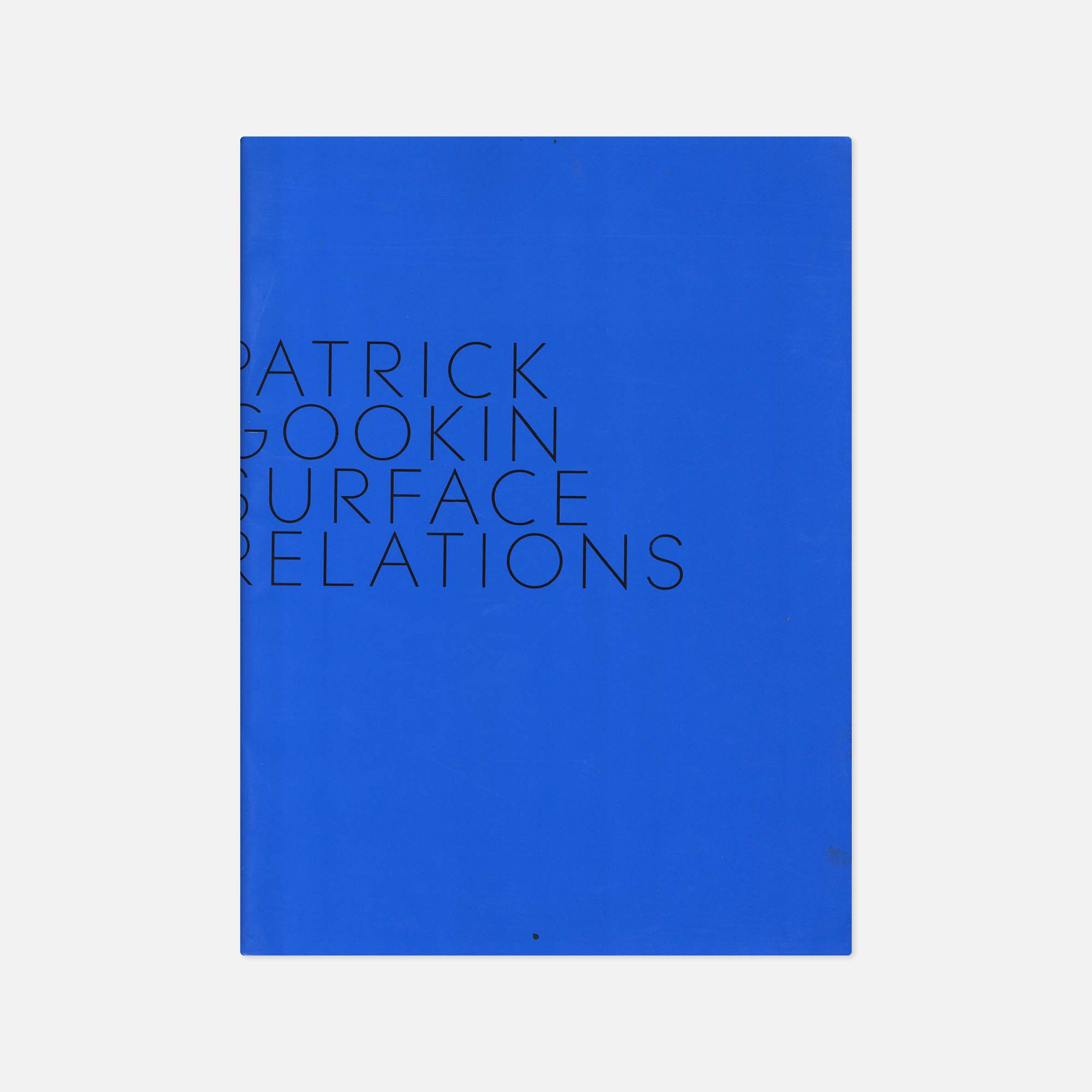 Patrick Gookin — Surface Relations