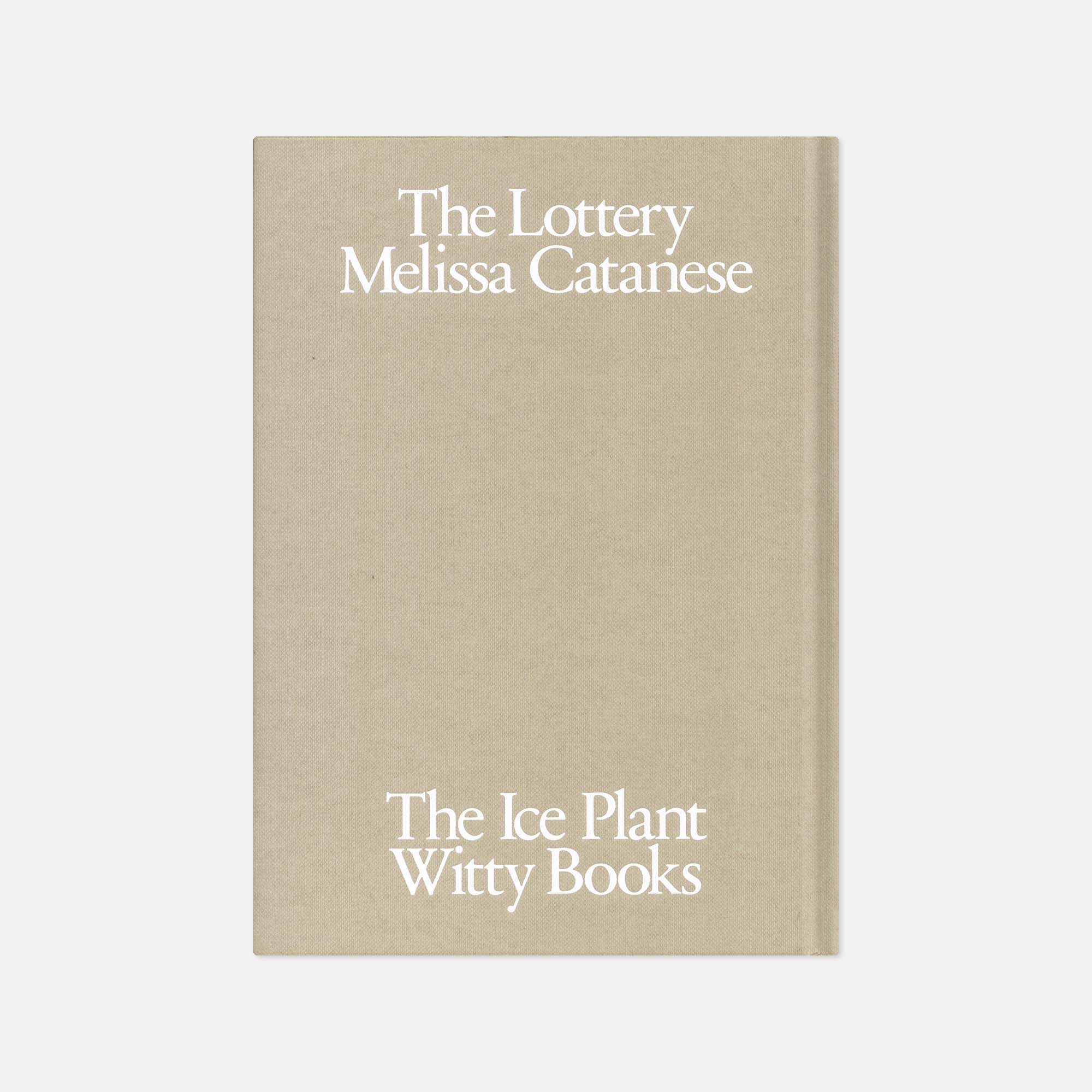Melissa Catanese — The Lottery