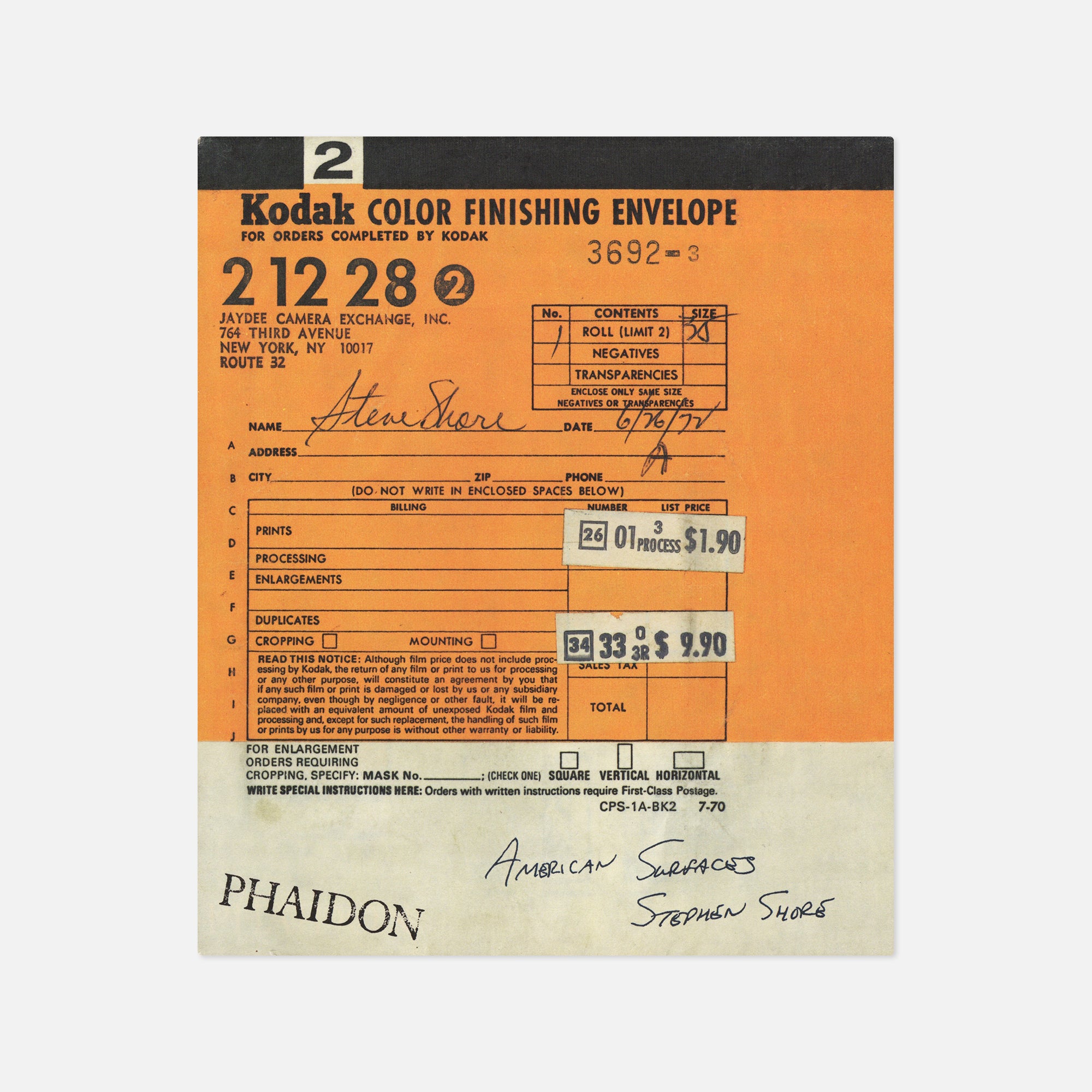 Stephen Shore — American Surfaces