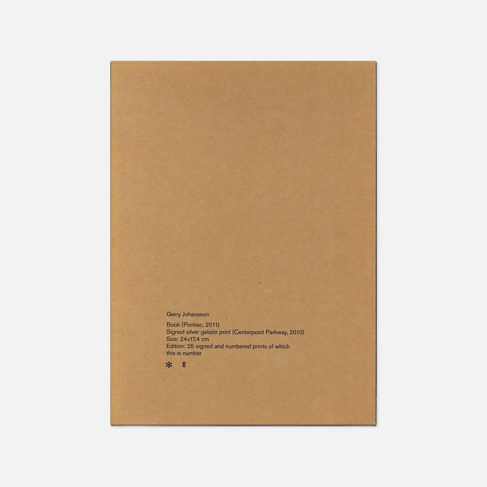 Gerry Johansson — Pontiac