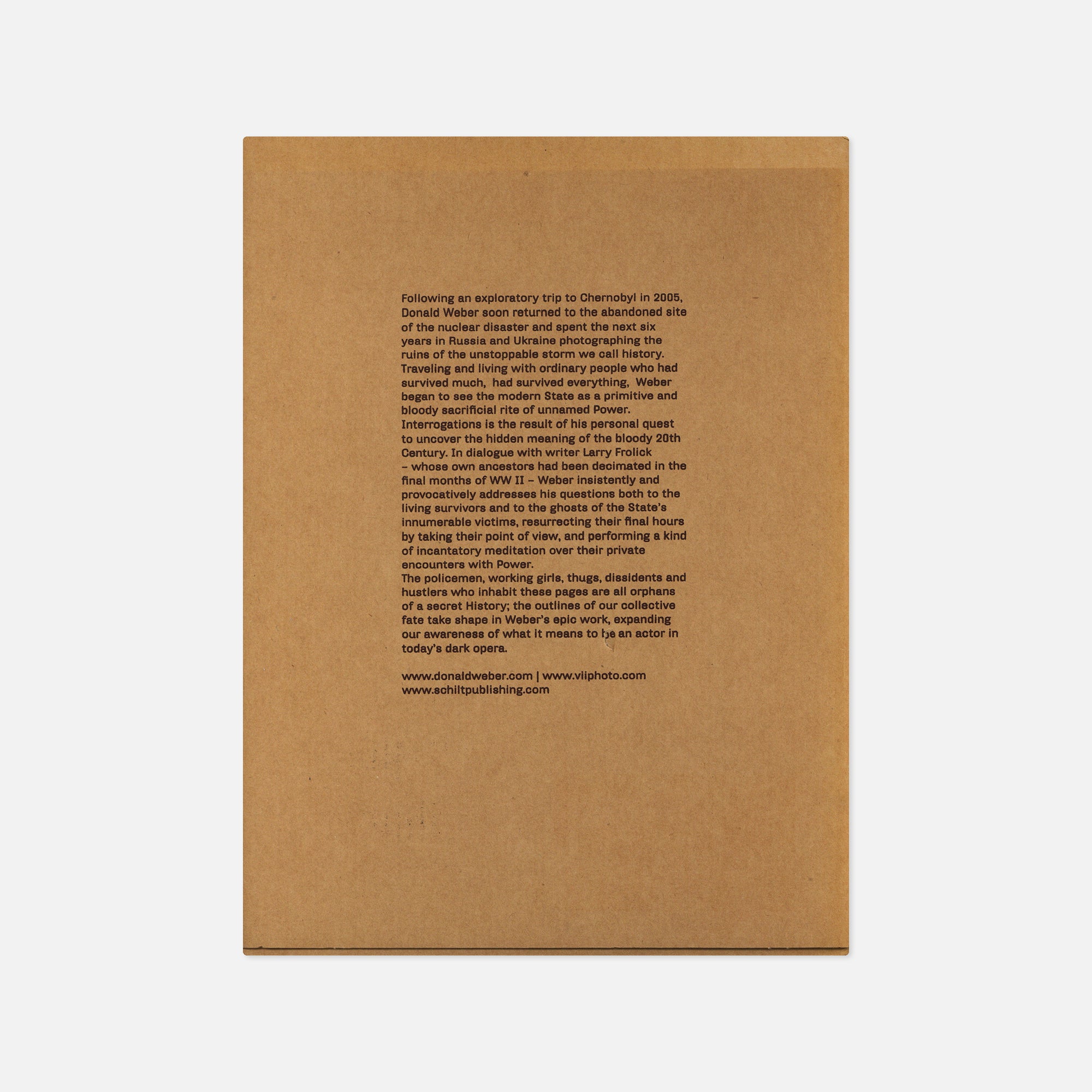 Donald Weber — Interrogations