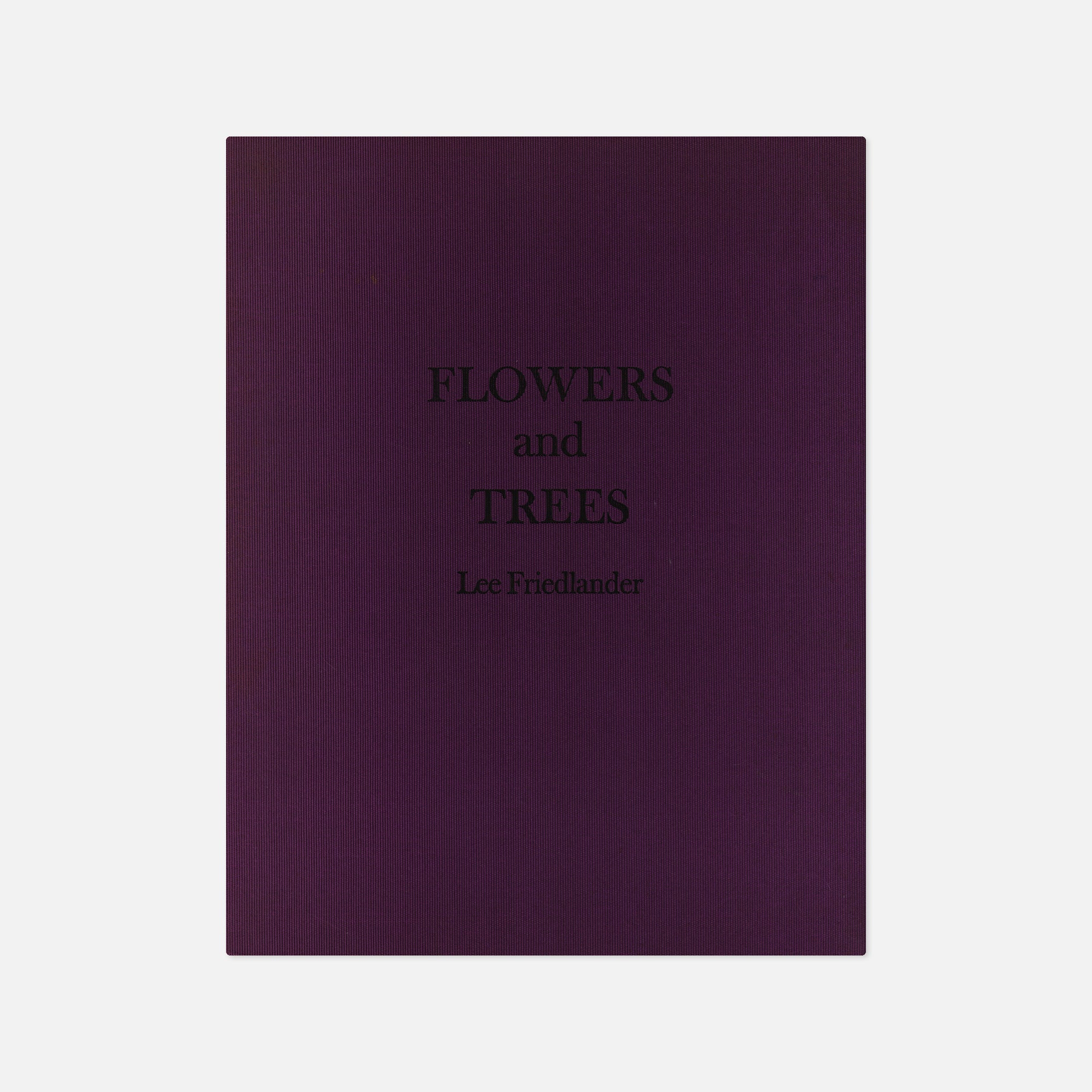 Lee Friedlander — Flower and Trees