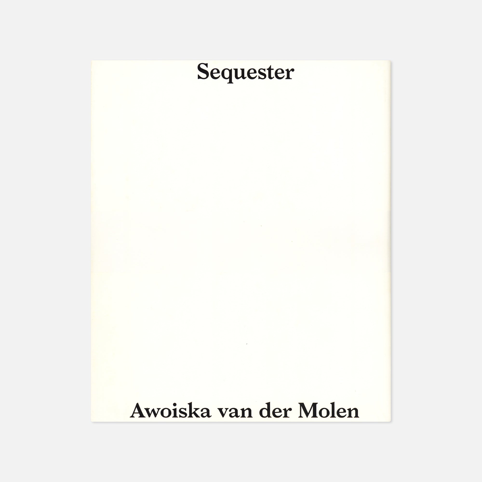 Awoiska van der Molen — Sequester