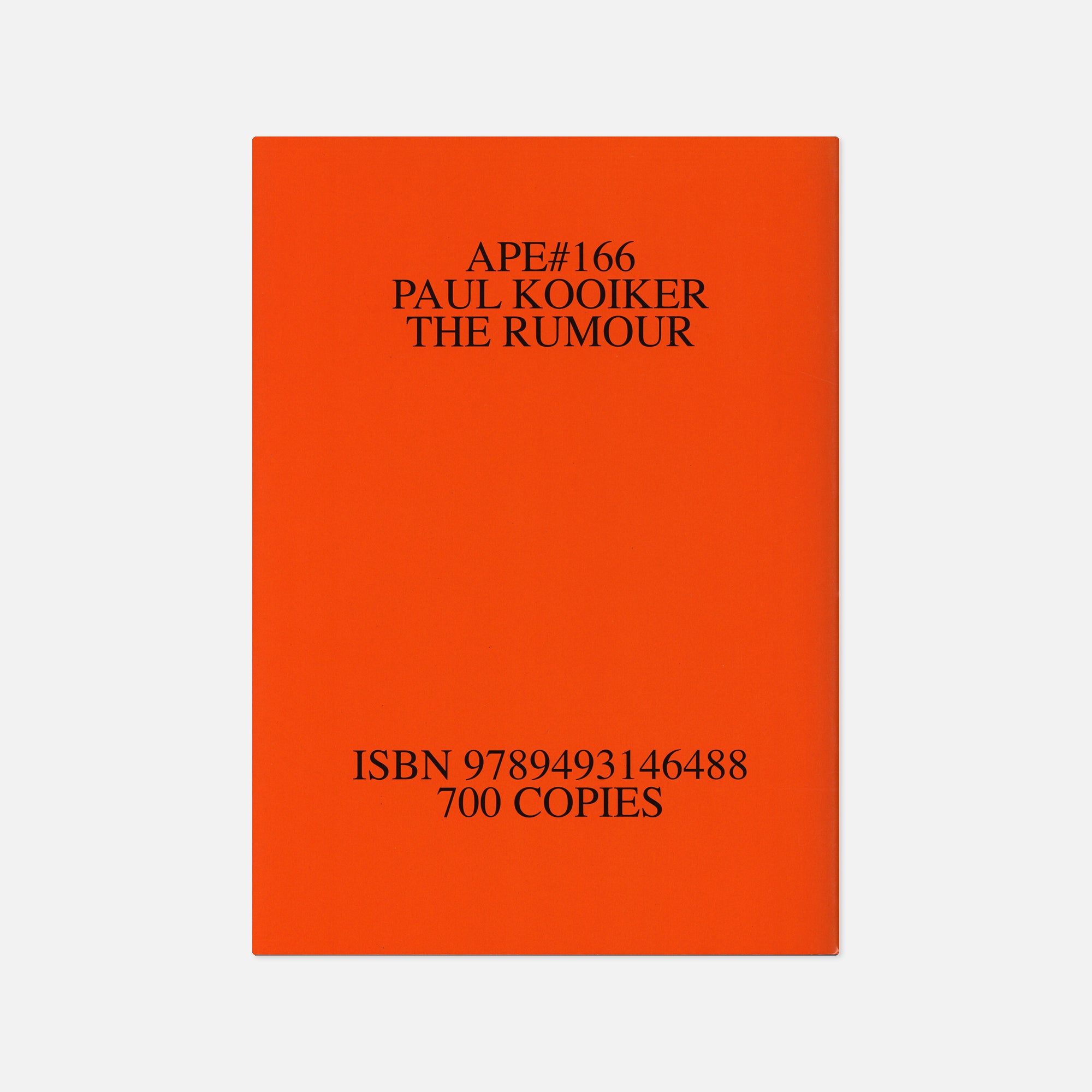 Paul Kooiker — The Rumour