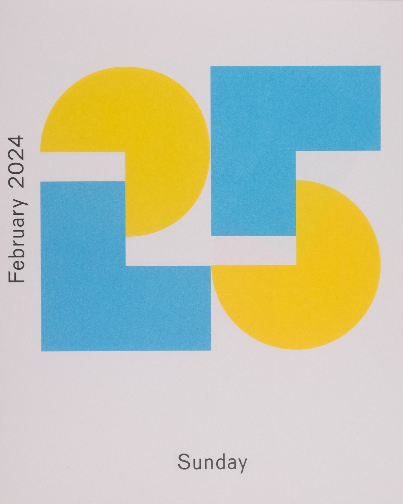 Karel Martens — Calendar 2024 / Every day is a new day