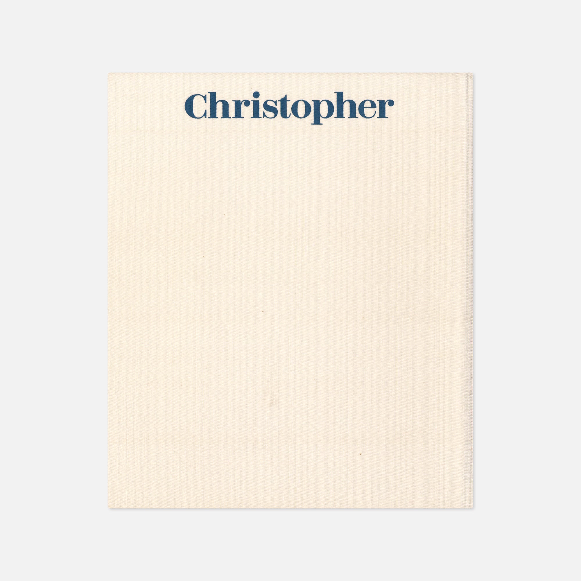 Christopher Anderson — Son