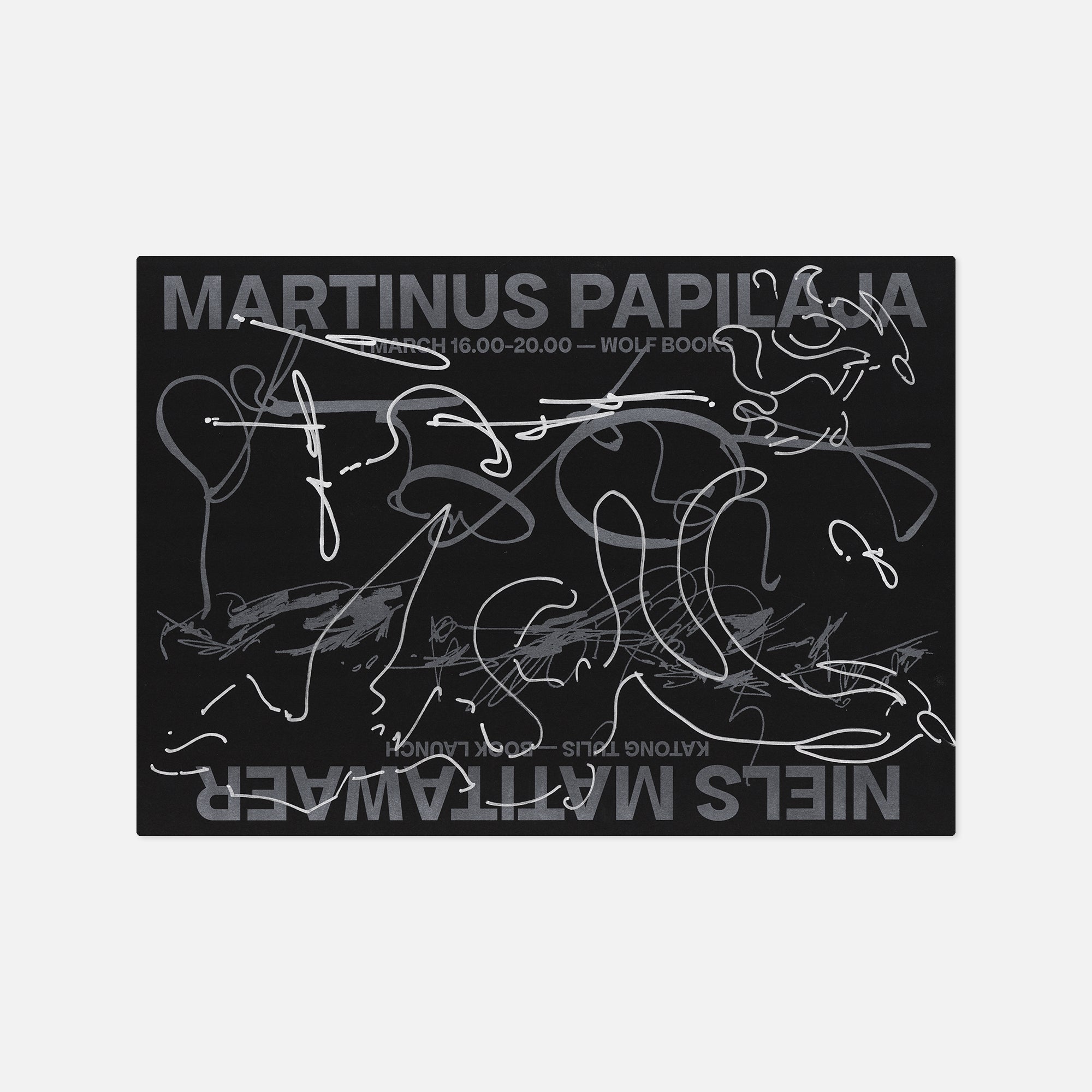 Martinus Papilaja & Niels Matitawear — Katong Tulis Exhibition Riso