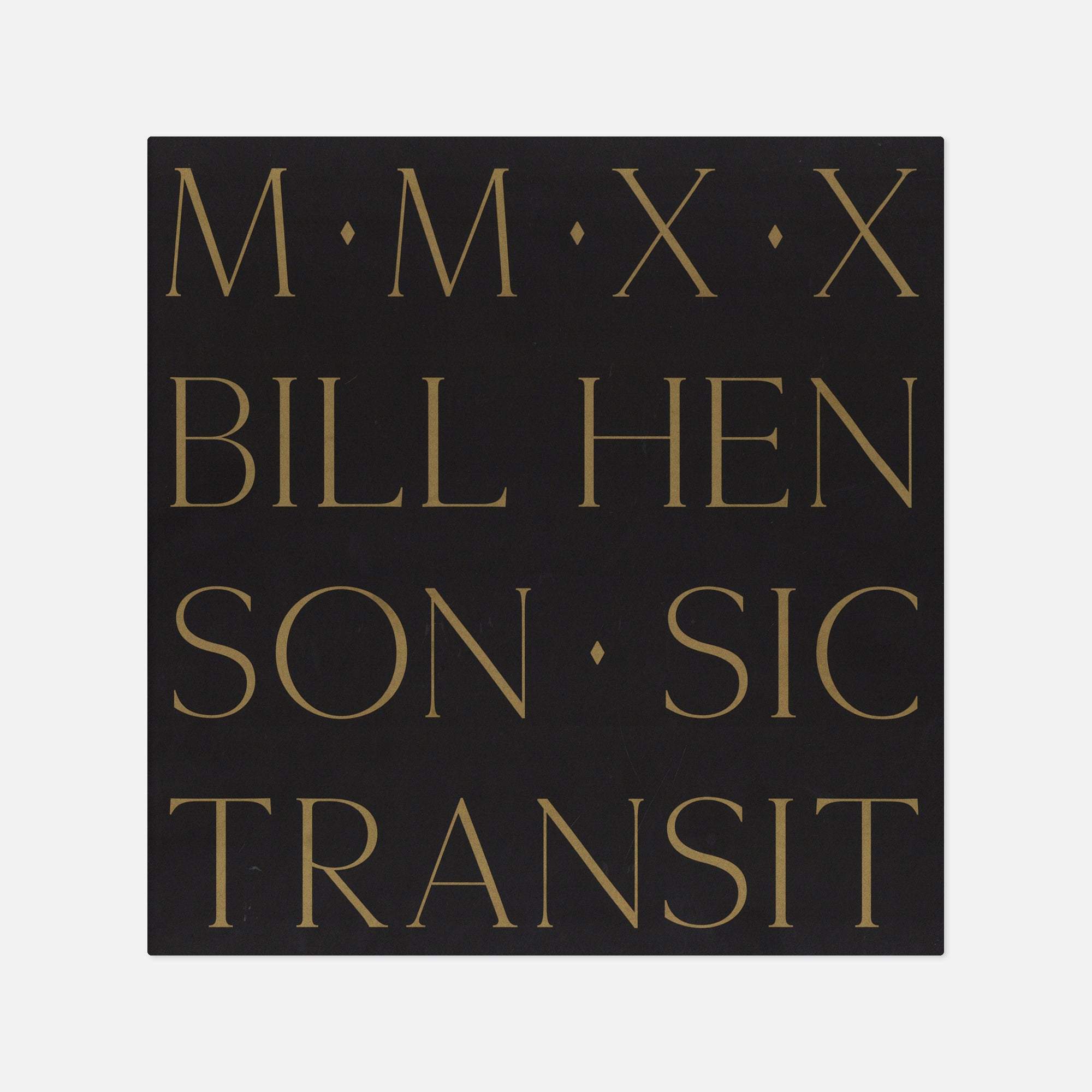 Bill Henson — Sic Transit