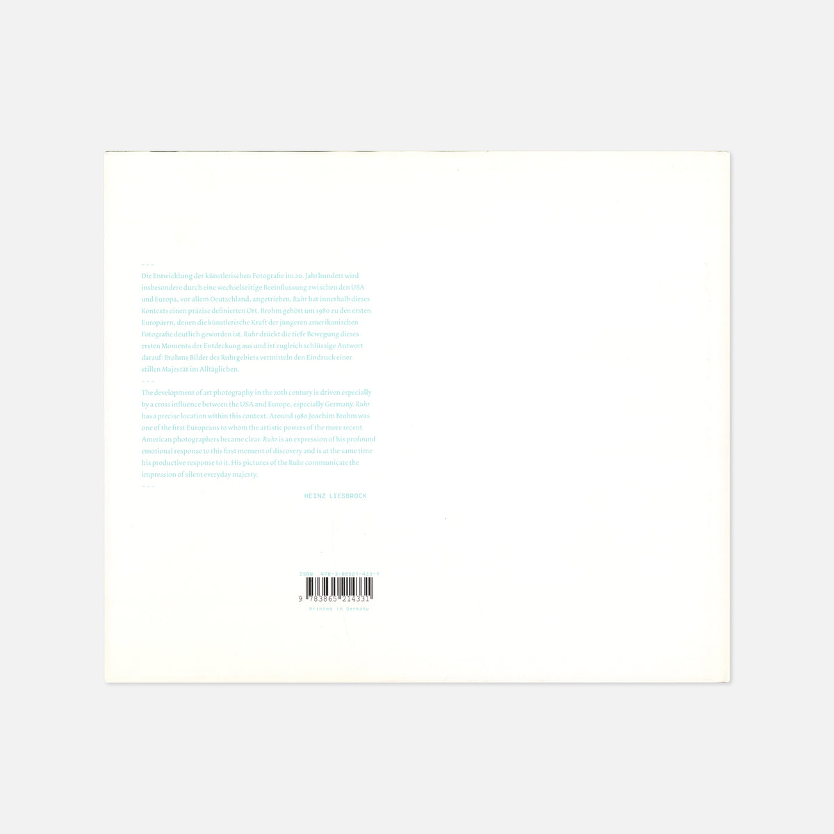 Joachim Brohm — Ruhr