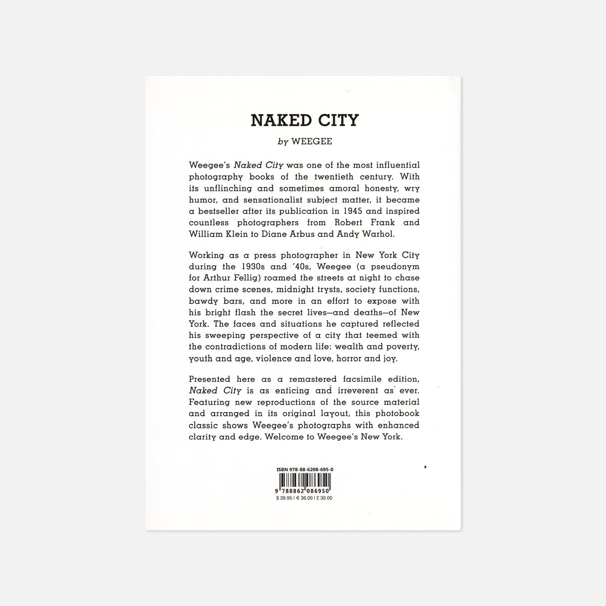 Weegee — Naked City