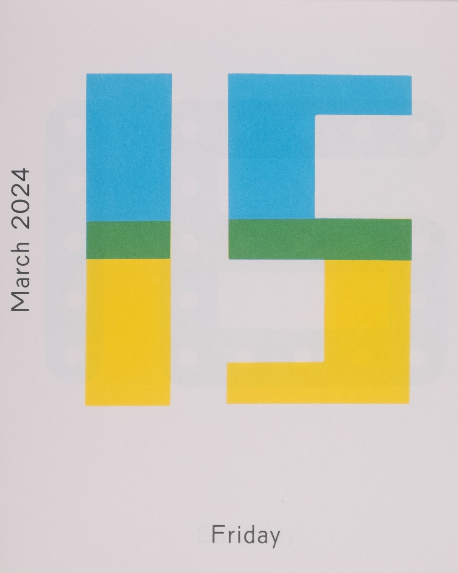 Karel Martens — Calendar 2024 / Every day is a new day
