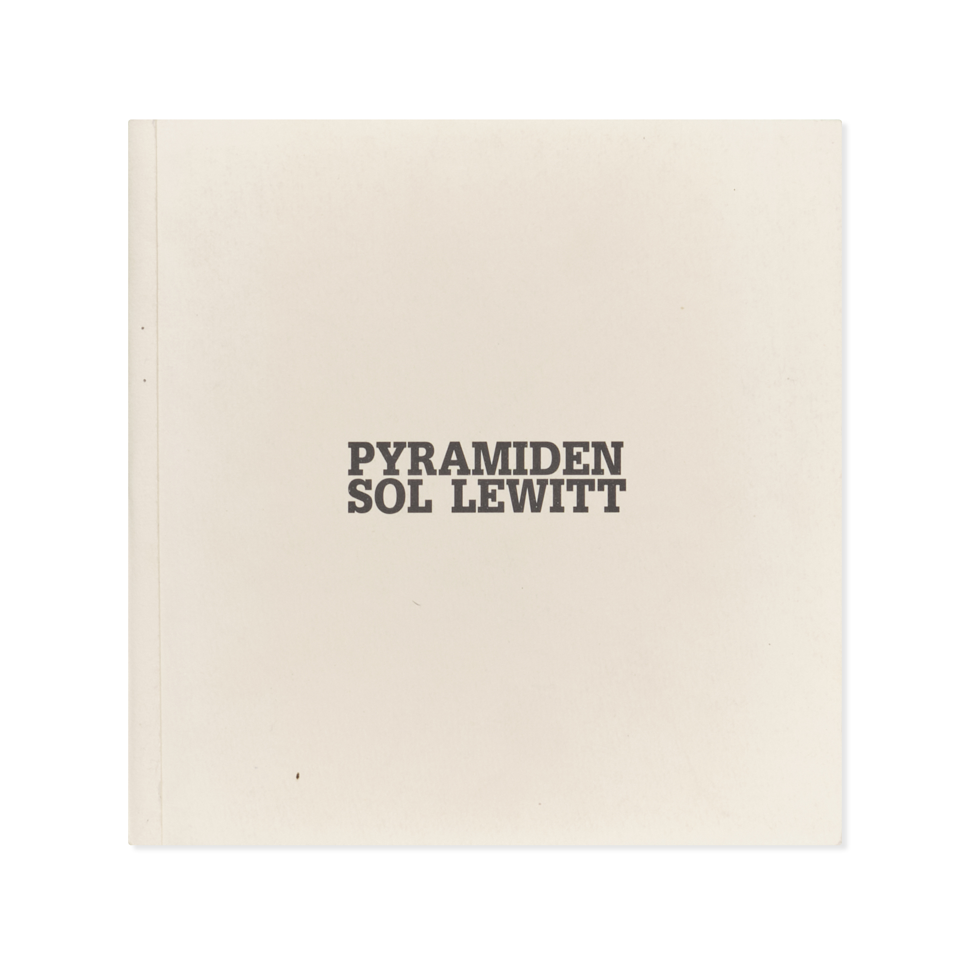 Sol LeWitt — Pyramiden