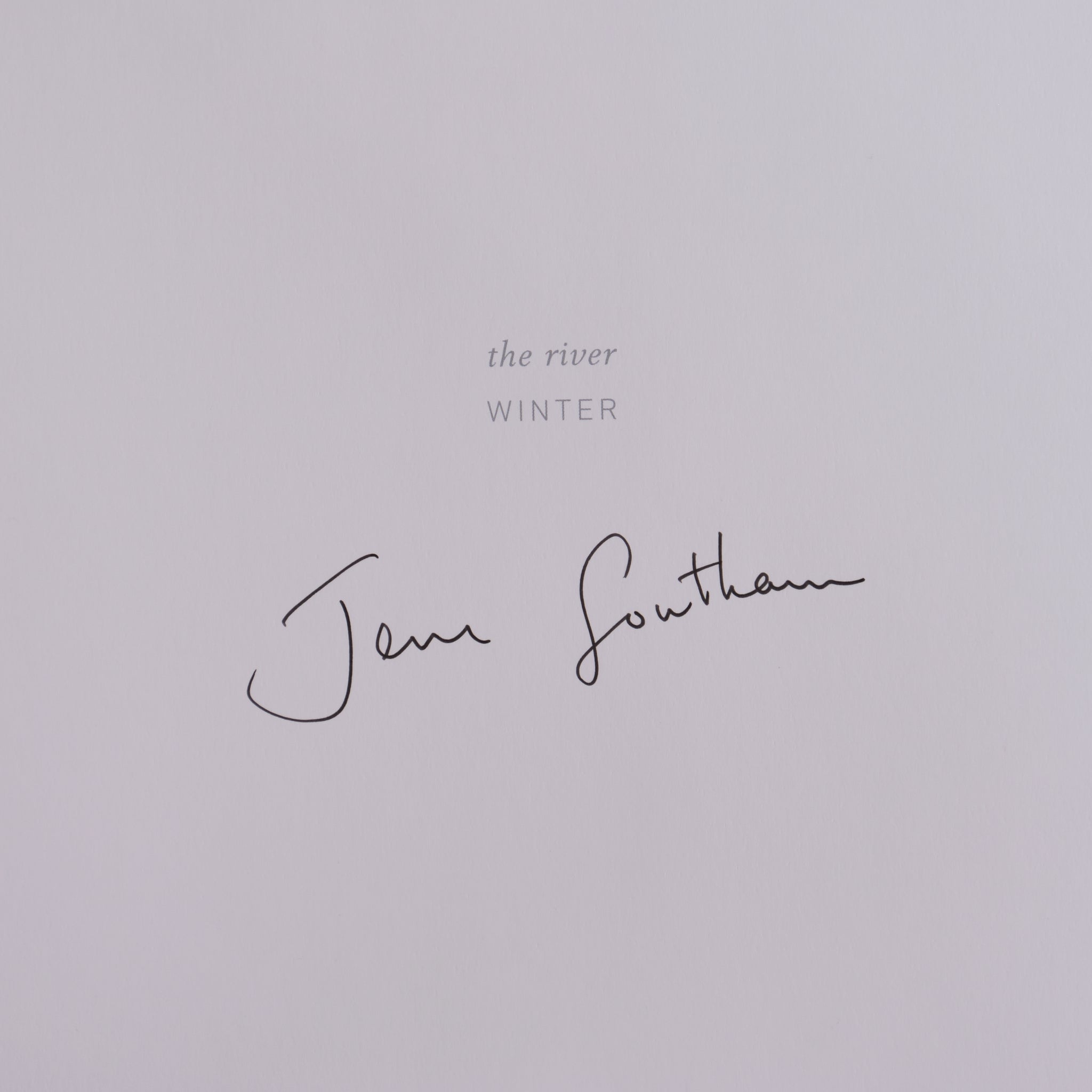 Jem Southam — The River Winter