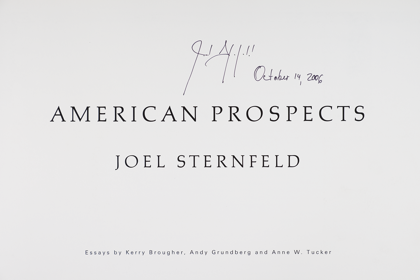 Joel Sternfeld — American Prospects
