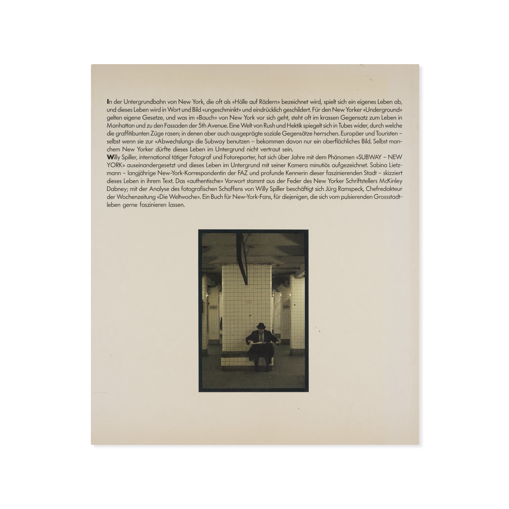 Willy Spiller — Subway New York