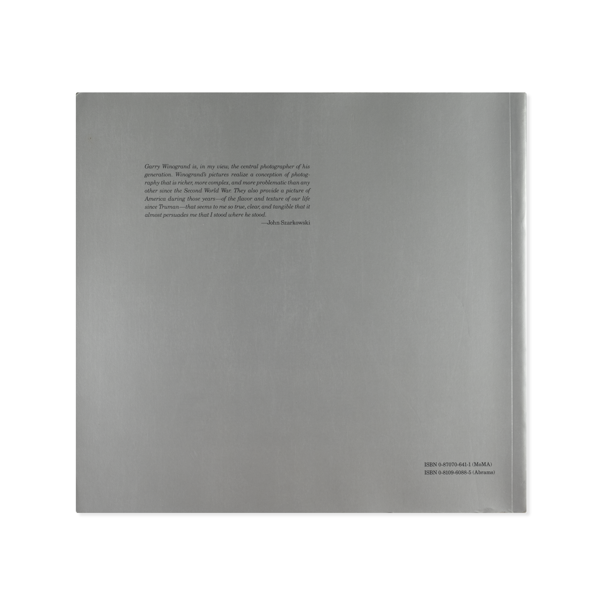 Garry Winogrand — Figments From The Real World