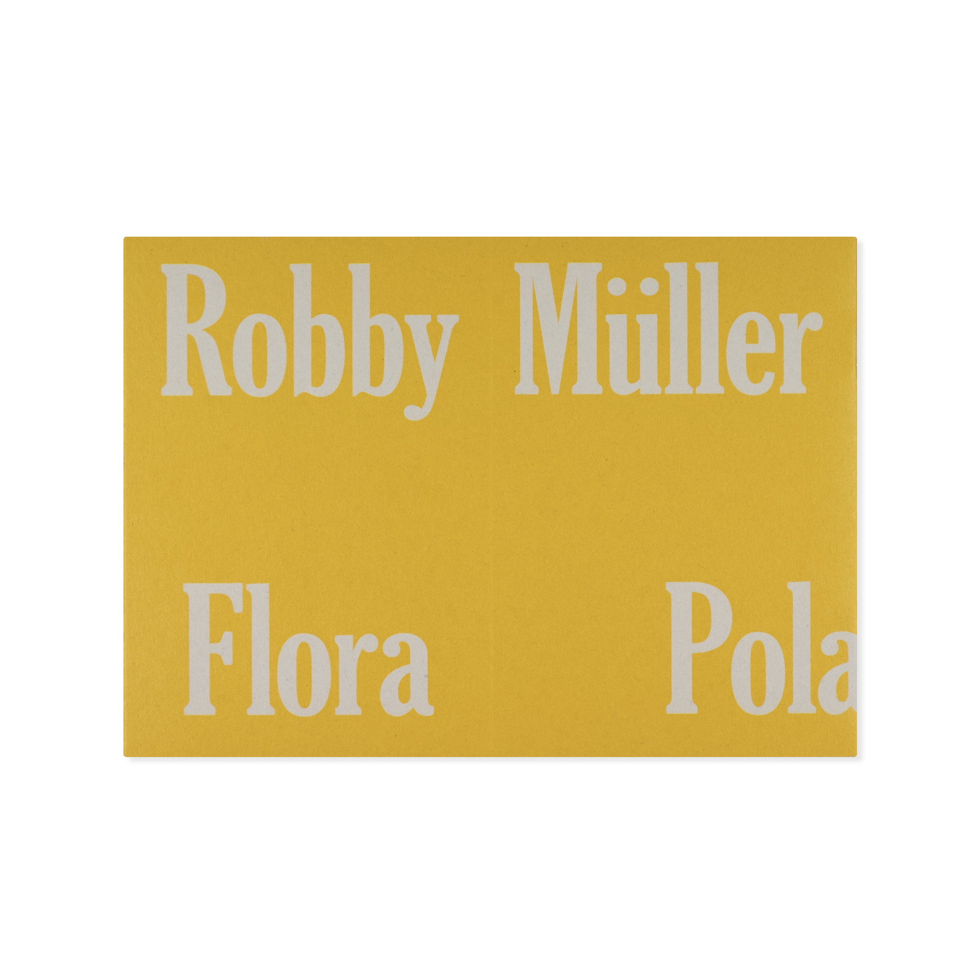 Robby Müller — Flora Polaroids