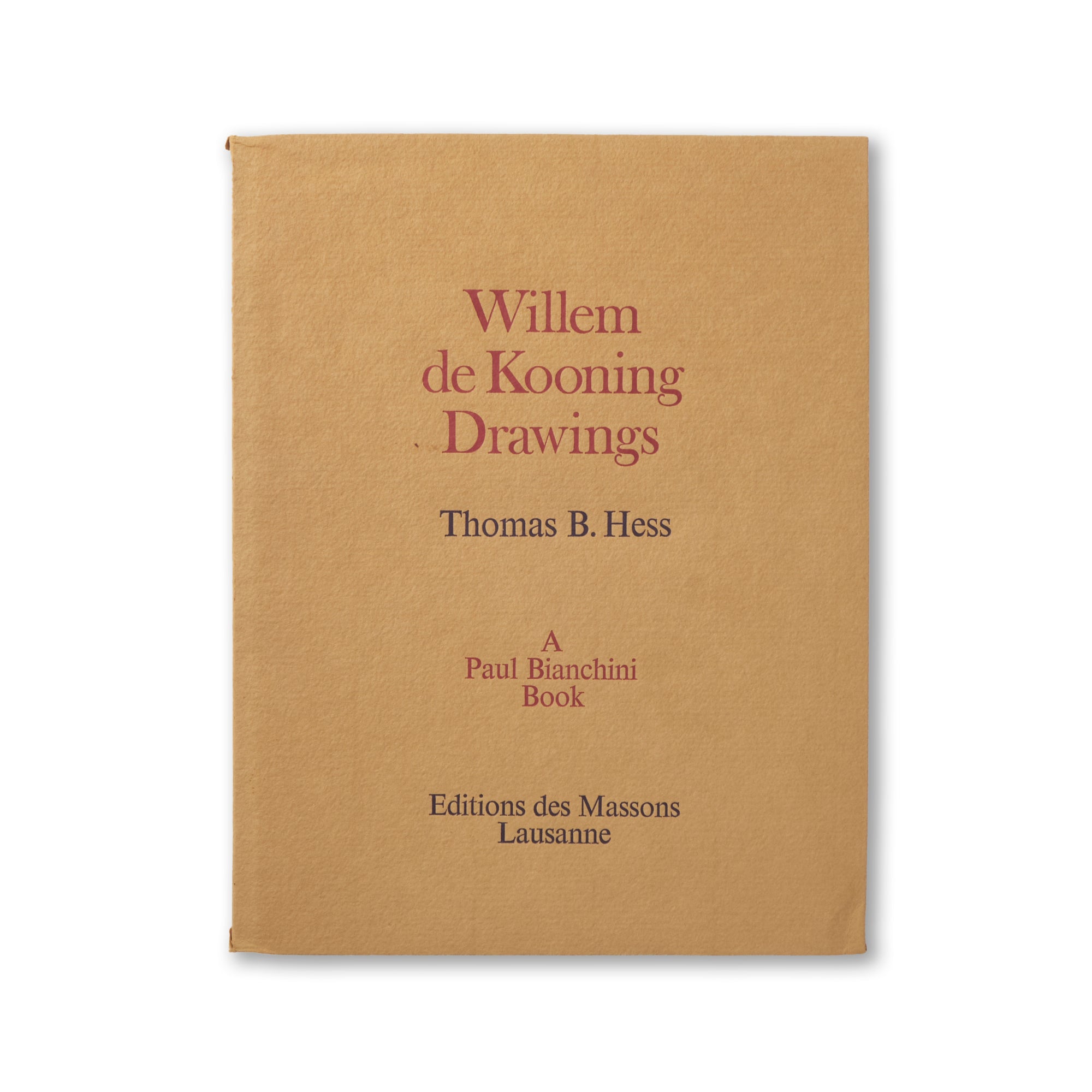 Thomas B. Hess – Willem de Kooning Drawings