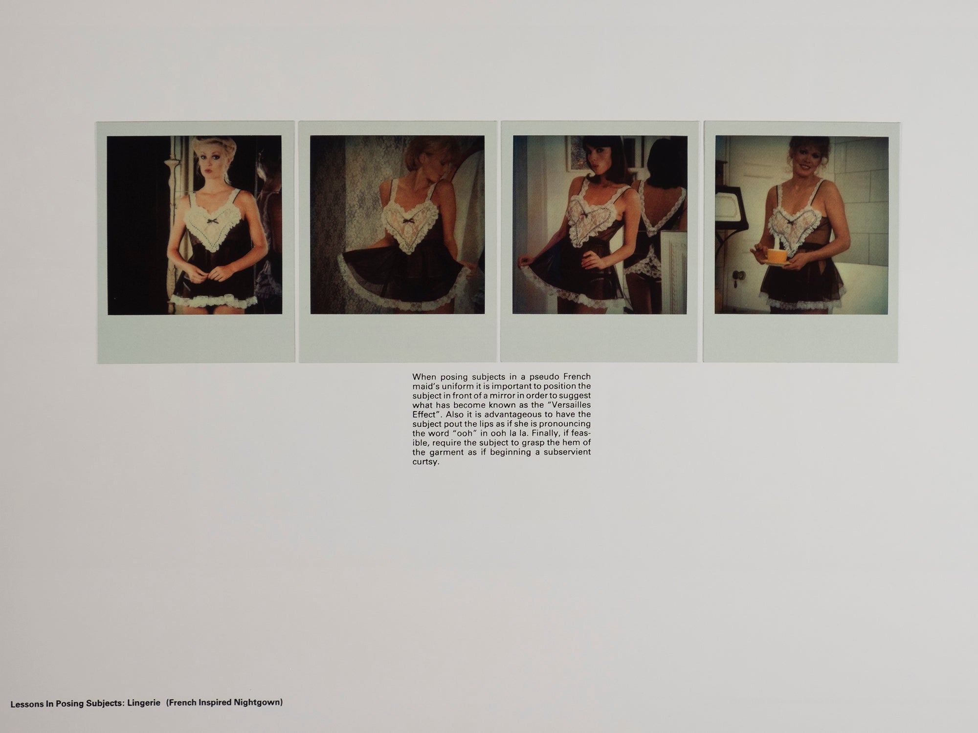 Robert Heinecken — Lessons in Posing Subjects