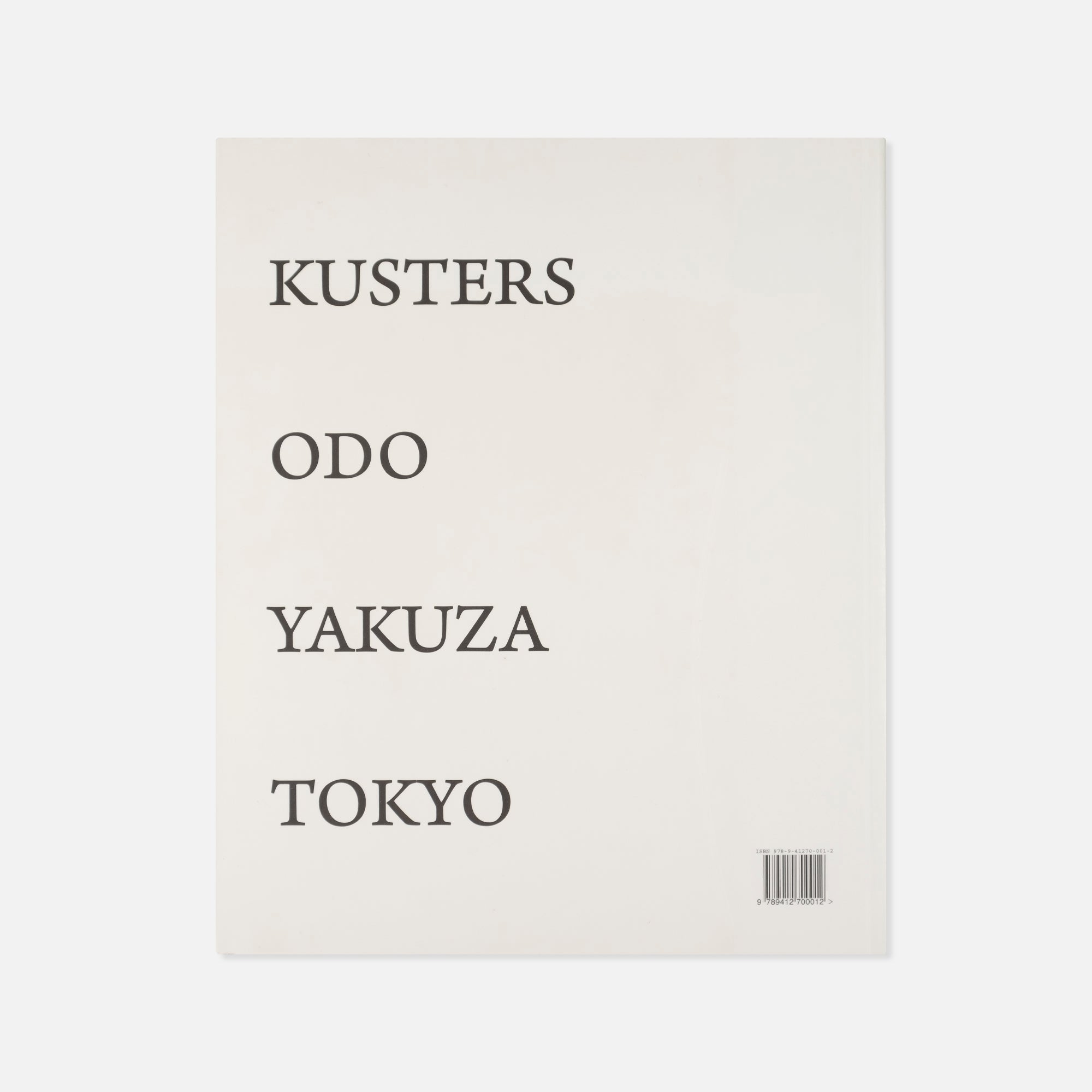 Anton Kusters — Odo Yakuza Tokyo
